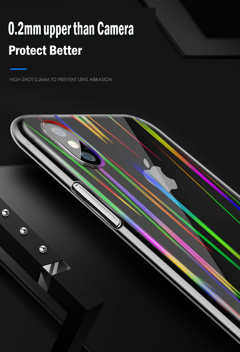 Прозрачный чехол для Apple iPhone XR XS Max X 8 7 Plus 6 6S задняя крышка из закаленного стекла
