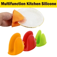 high quality 1pc kitchen baking silica gel heat insulation clip anti scalding non slip gloves household bowl oven microwave oven