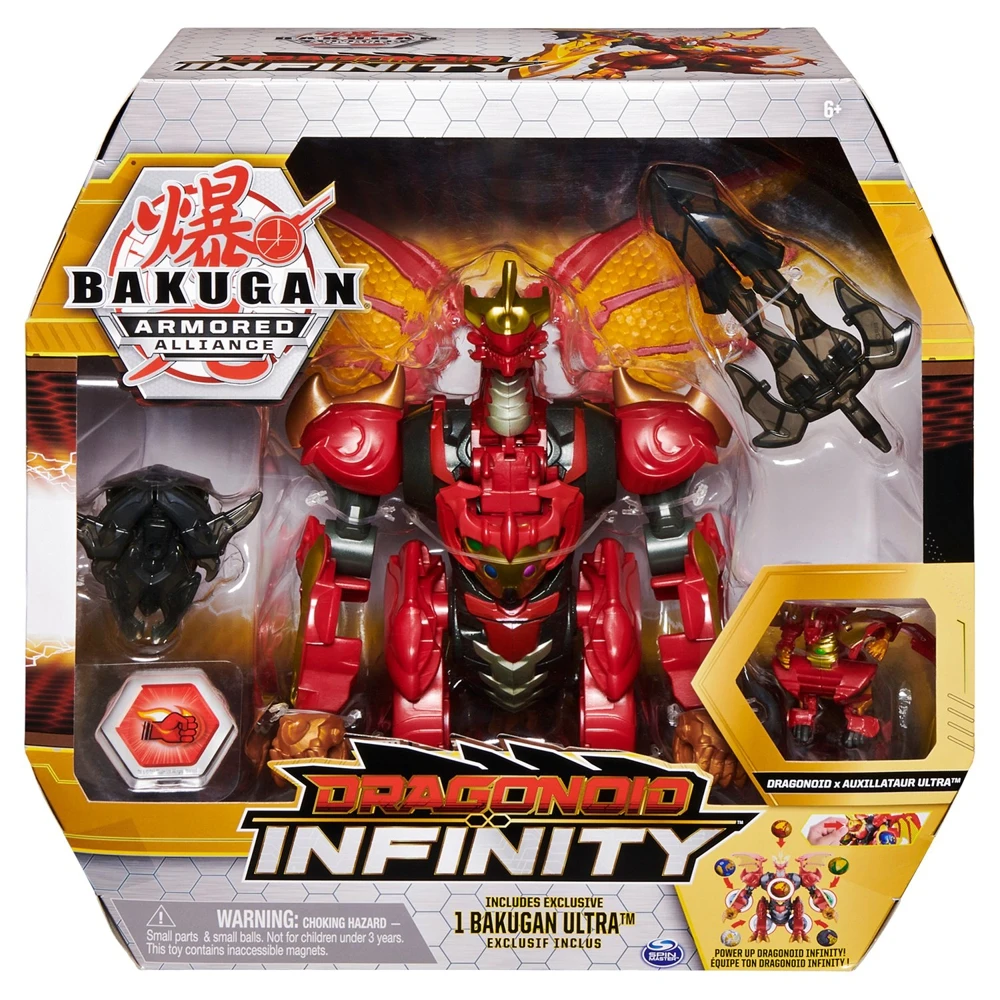 Набор фигурок Bakugan Драгонойд Инфинити интерактивный 2 шт 6058342|Игровые фигурки и