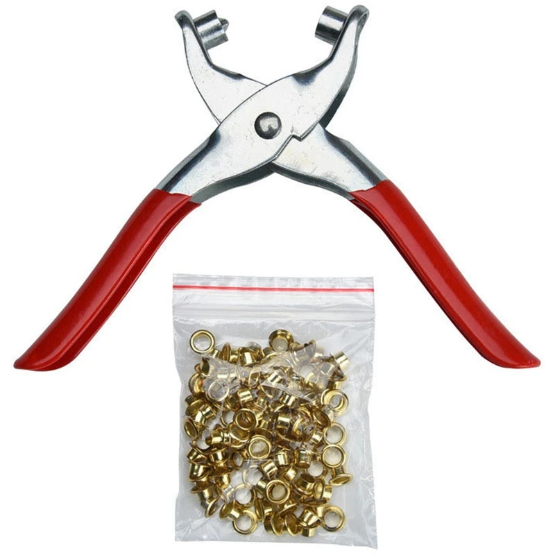 

Hole Punch Hand Pliers Rivets Pliers And Rivet Punching Leather Belt tool Eyelets Grommets For Shoes Bags Leather Belt Plier 1Se