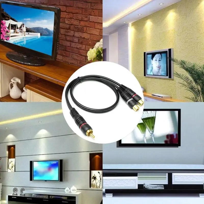 

Car AudioOne-to-two Audio Cable Tv Power Amplifier To Female One ReversingVideoCable Two Rca Conversion L2L8