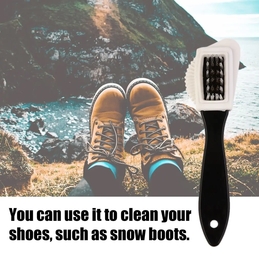Многофункциональный скраб мех обувь щетка для чистки портативный размер зимние