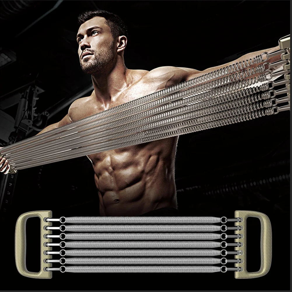 

7 Spring Arm Chest Expander Muscles Strengthen Equipment for Man Fitness Exercise Workout Physical Home Office Body Building New