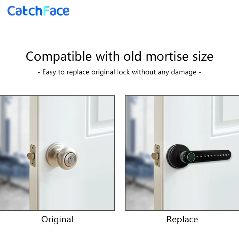 Биометрический замок отпечатков пальцев с Bluetooth приложение TTlock цифровой умный