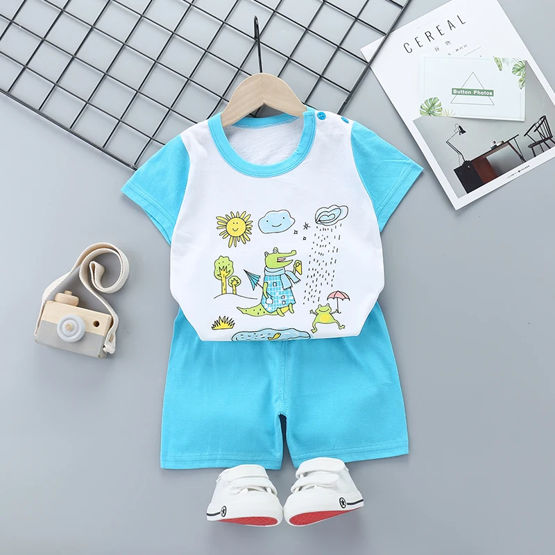 

2PCS Toddler Kids Baby Girls Outfits PrintT-shirt Tops+Short Pants Clothes Set Kids Clothes Girls Conjunto Infantil Menina