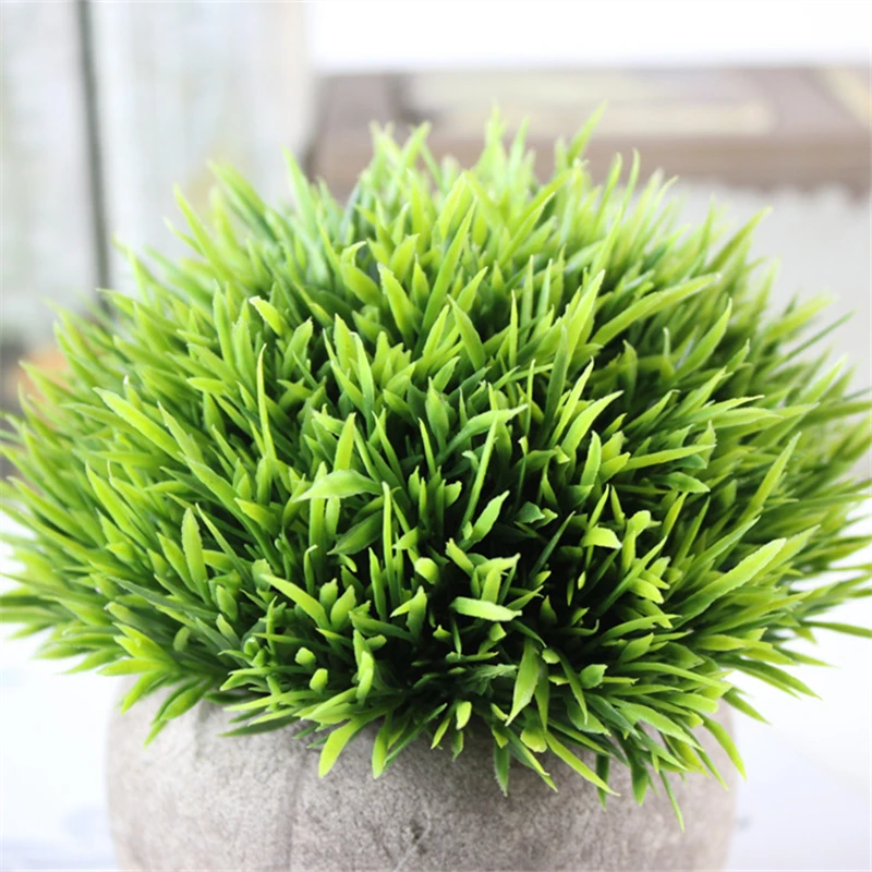 Искусственные мини растения пластиковые топиарные кустарники поддельные для
