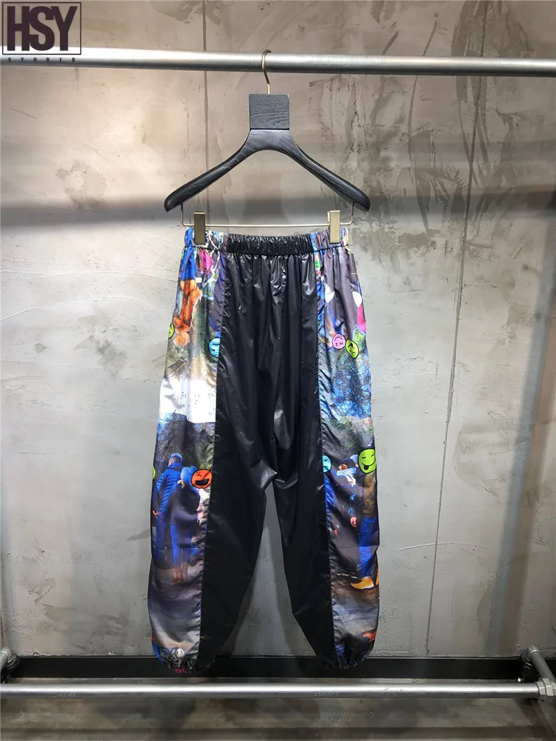 【HSY】2019 осень зима новые женские уличные спортивные Мультяшные печатные шнурок