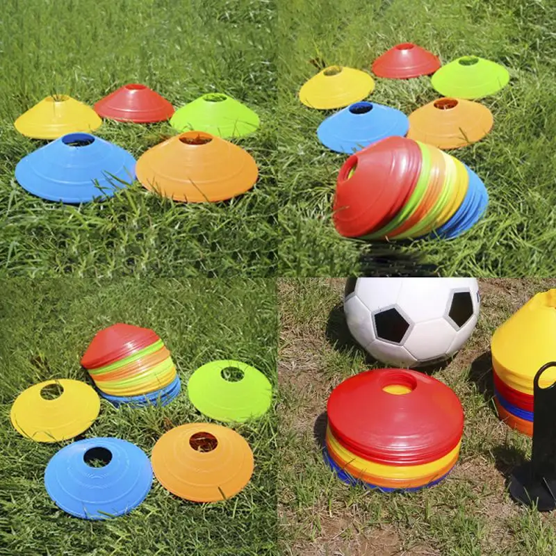 

1pc Football Training Sign Dish Soccer Training Pressure Resistant Cones Marker Discs Marker Bucket Football Sports Accessories