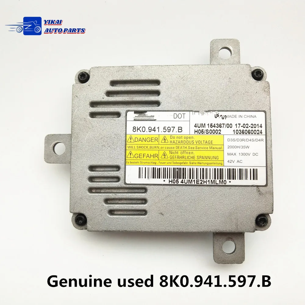 Подлинные Подержанные автомобильные аксессуары D3S D3R D4S D4R балласт 8K0.941.597.B 1036060024