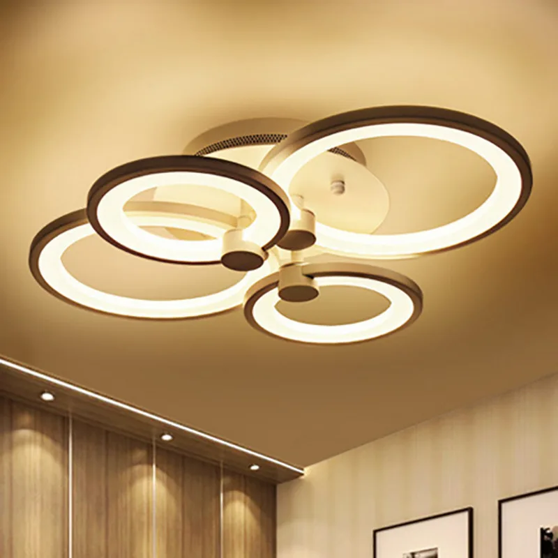 

nordic living room decoration ceiling chandelier balcony porch restaurant Bedside Aluminum luminaria ceiling light fans
