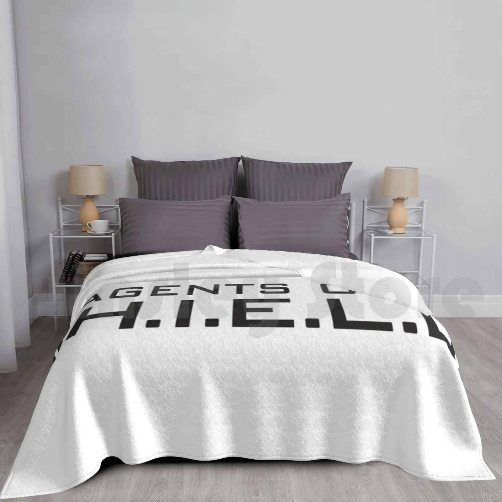 Агенты Sheild одеяло модные персонализированные агенты секретного агентства Mib Action