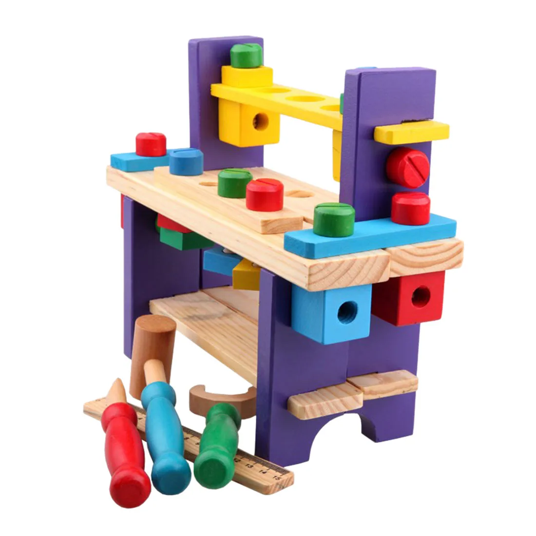 Children Simulation Repair Tool Kit Nut Building Blocks Assembly Toy Kids Boys Screwing Blocks Toys Christmas Gifts - Цвет: type 4