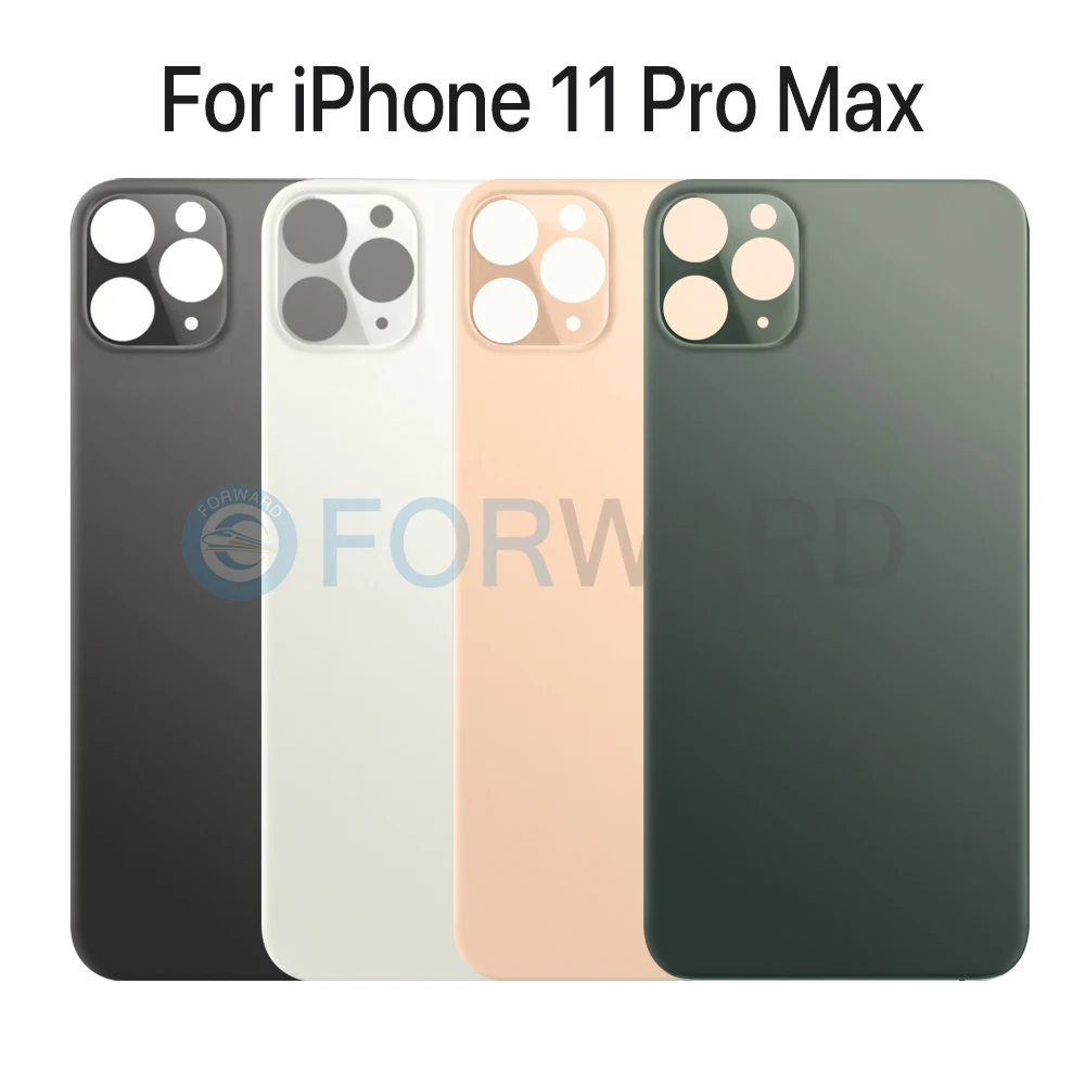 Переднее оригинальное качество заднее стекло большое отверстие для iPhone 11 11Pro Max