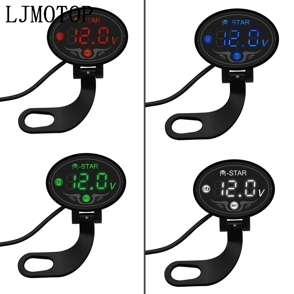 

Super Waterproof Digital Panel Voltmeter Meter Tester Led Display For Buell X1 Lightning XB12 all models up to 08 only XB12R