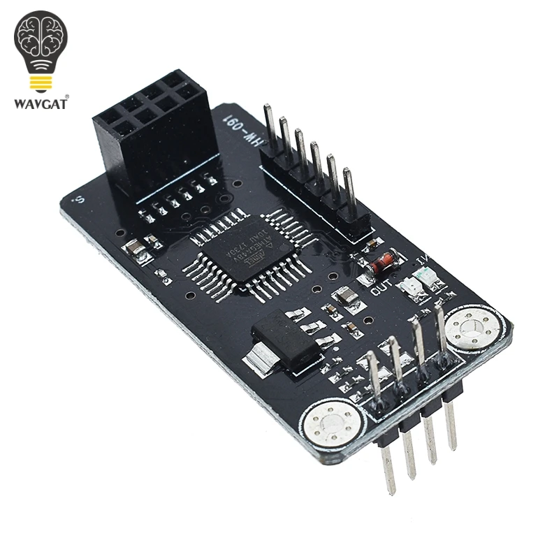 WAVGAT NRF24L01 разъем адаптера пластина плата ATMEGA48 беспроводной Щит модуль SPI к IIC I2C TWI