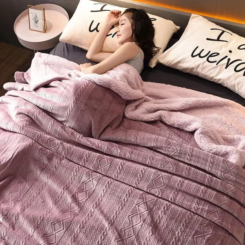 Бархатное покрывало с вырезами мягкое меховое для дивана/кровати/самолета