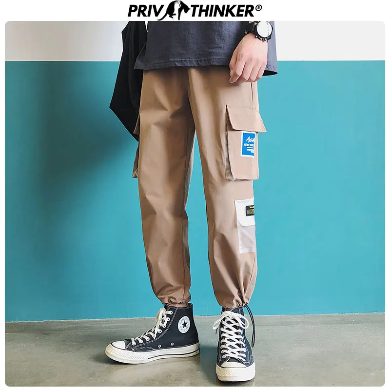 Privathinker мужская Японская уличная одежда Спортивные штаны джоггеры 2019 комбинезоны