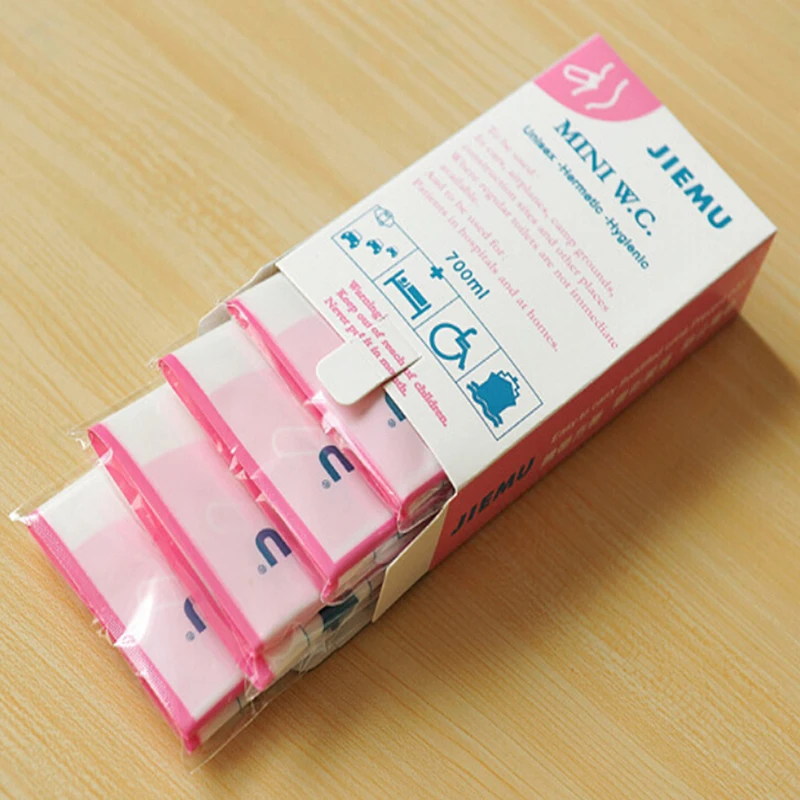 4 шт. одноразовые мешки для хранения мочи 700 куб. См|Мочеприемники| |