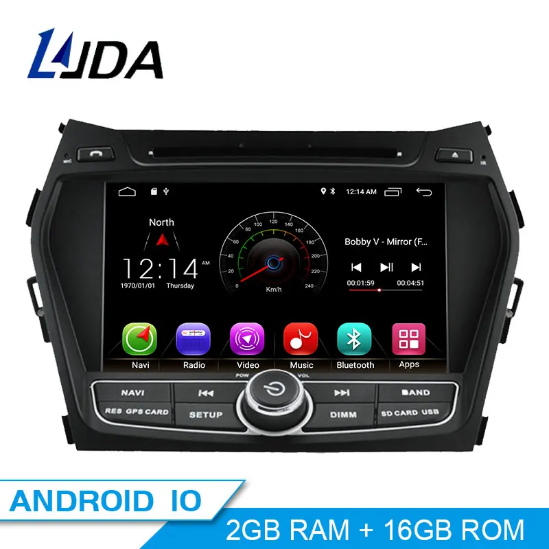 Автомобильный dvd плеер DSP Carplay Android 10 для Hyundai IX45 SANTA FE 2012 2014 автомобильное радио gps