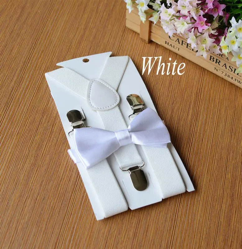 Подтяжки и галстук-бабочка в стиле унисекс комплект с регулируемыми лямками