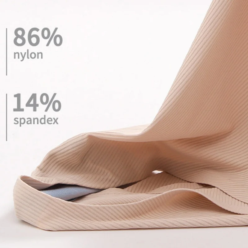 

Womens Seamless Panties Ice Silk Thread Intimates Solid Color Mid-Rise Briefs Sexy Lingerie Cotton Crotch Panties