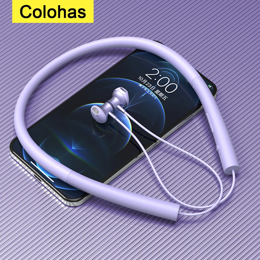 

Wireless Bluetooth-compatible Earphones Magnetic Sports Running Headset Waterproof Neckband Earbuds Noise Reduction Headphones