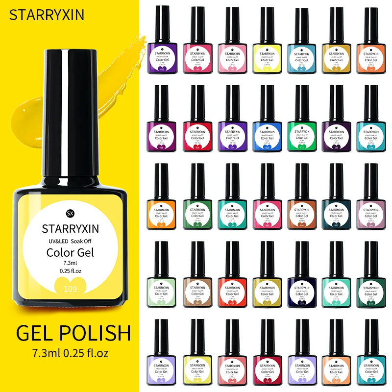 224 цветов Гель лак для ногтей набор s 7 3 мл/бутылка удаляемый замачиванием Набор