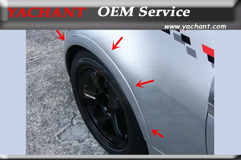 

Стайлинг автомобиля FRP волоконное стекло заднее крыло комплект подходит для 2002-2008 350Z Z33 NI СТИЛЬ заднее крыло