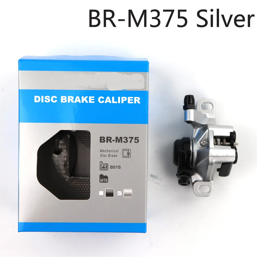 SHIMANO дисковый тормозной суппорт BR M375 механический дисковый тормоз велосипед суппорты MTB включает в себя B01S ящик запчасти для велосипеда