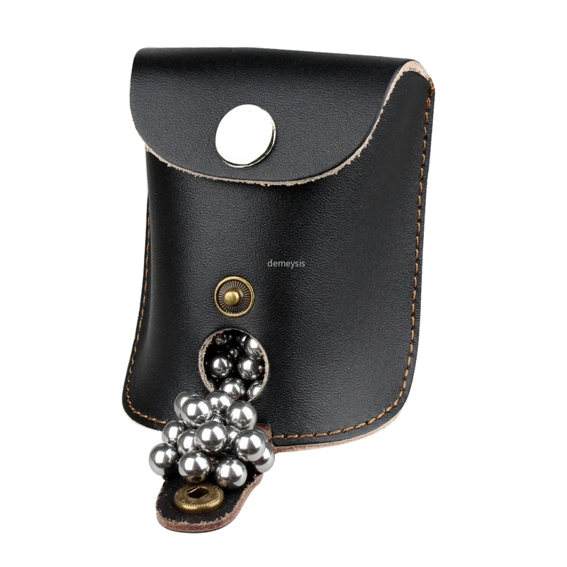 Кожаный чехол для рогатки боеприпасов армейская сумка страйкбола пейнтбола