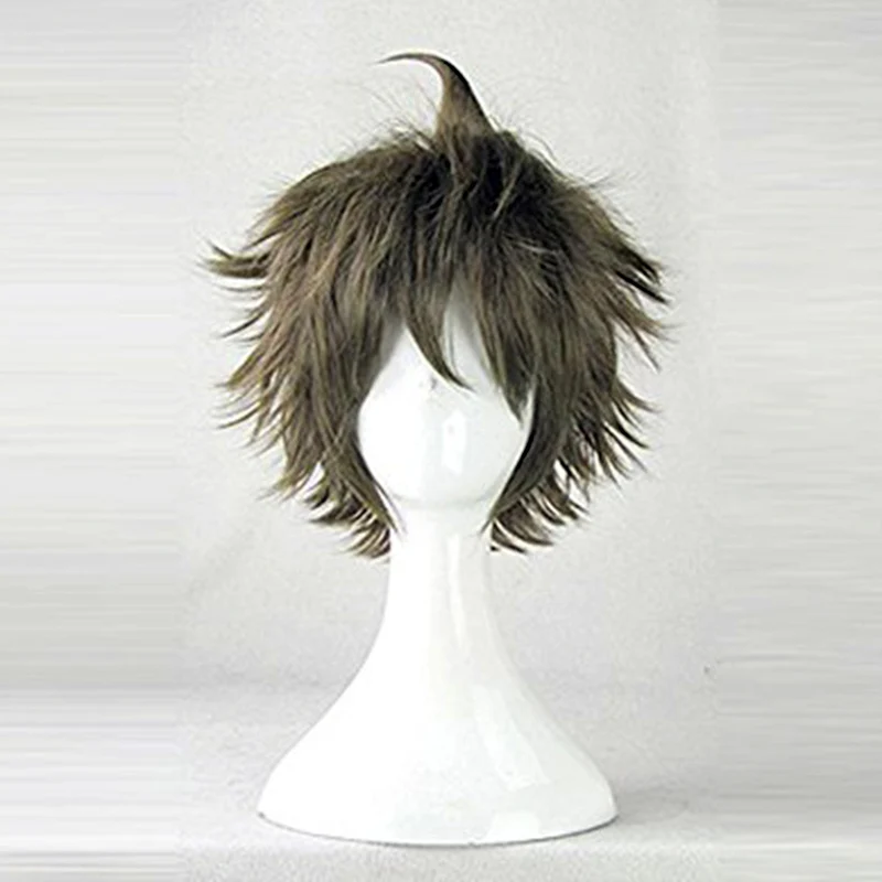 Парик для косплея Super Dangan Ronpa 2 Danganronpa Hajime Hinata мужской свинцовый парик