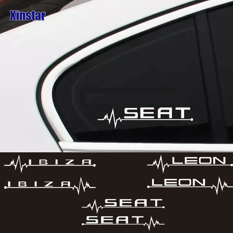 Наклейки на автомобильные окна 2 шт. для Seat Leon Ibiza|Наклейки автомобиль| |