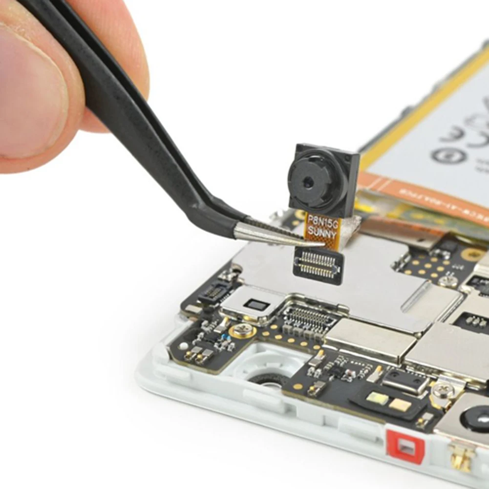 

Antistatic Tweezers Tool Set High Precision Tip Curved Straight Tweezer Stainless Multifunction Nipper Repair Tool Kit