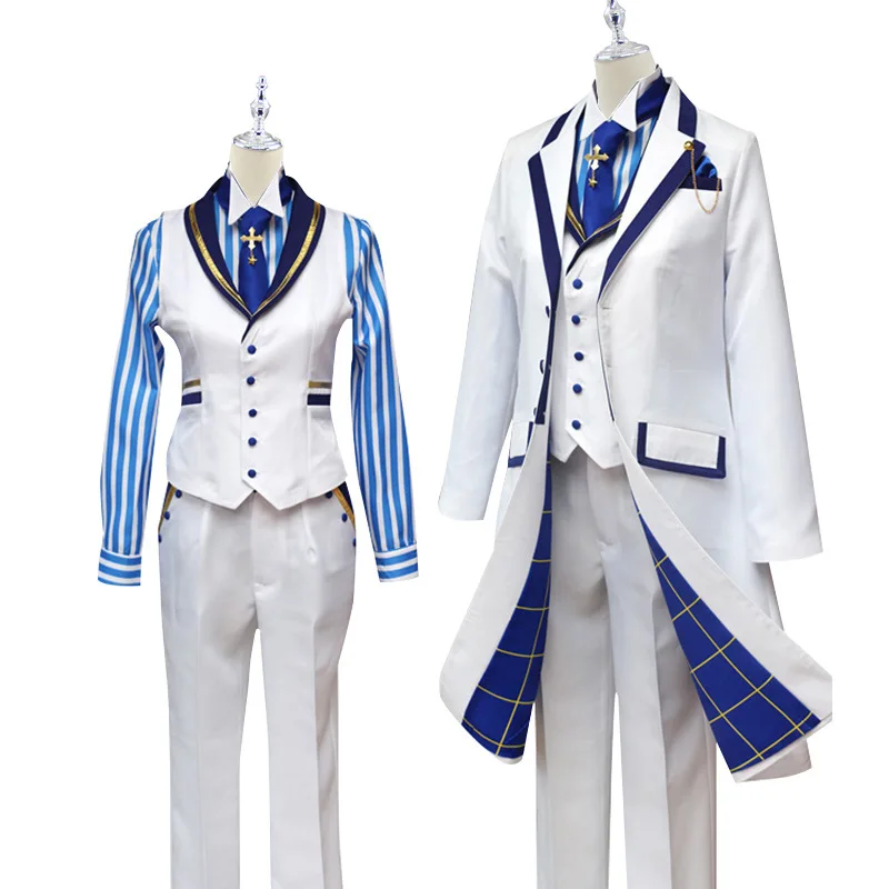 

Game Fate Grand Order Arthur Pendragon White Rose King of Knights Cosplay Costume Halloween Fancy Costume for Man