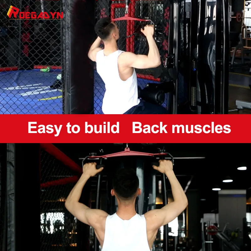 Ролик для фитнеса Lat вращающийся Т-образный шкив Т-образная ручка домашнего