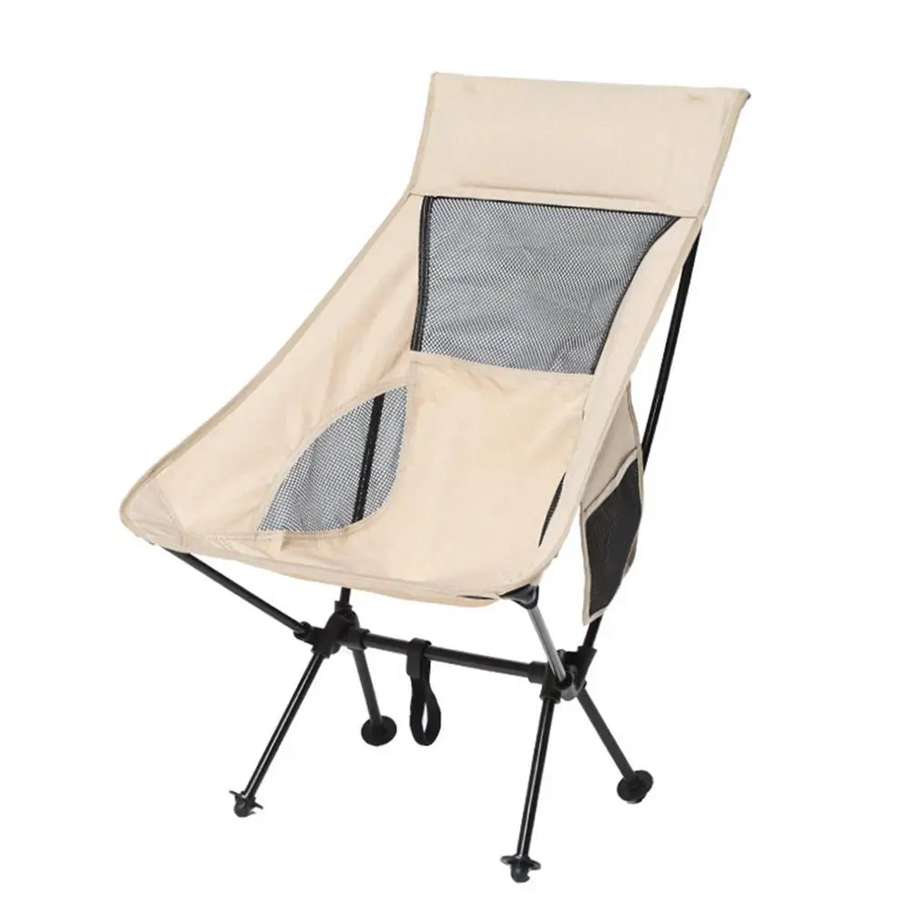 Online Taşınabilir Kamp Sandalyesi Seyahat Ultralight Katlanır Sandalye Yüksek Yük Açık Plaj Yürüyüş Piknik Barbekü Koltuk Balıkçılık Araçları