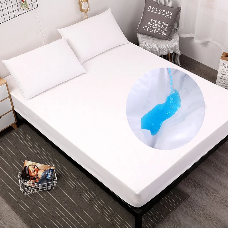 Новый водонепроницаемый наматрасник твердый мягкий лист с эластичной лентой