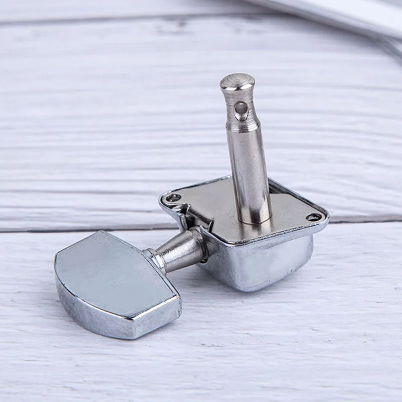 1 Set Hot Selling Guitar String Button 6Pcs Acoustic Guitar Tuning Pegs Tuners Machine Heads Chrome Electric Part 3R3L