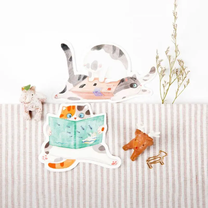 

Postcard Hand-Painted Shape Backyard Cute Hand-Painted Graffiti Style Small Fresh Cute Animal Shaped Card Dropshipping