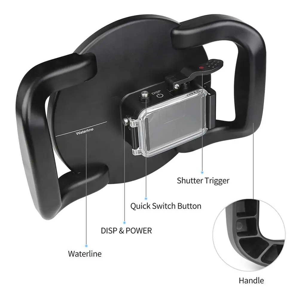 Для DJI Osmo Action S port s Camera Water Lens покрывающий колпак Port Hood сферическая крышка