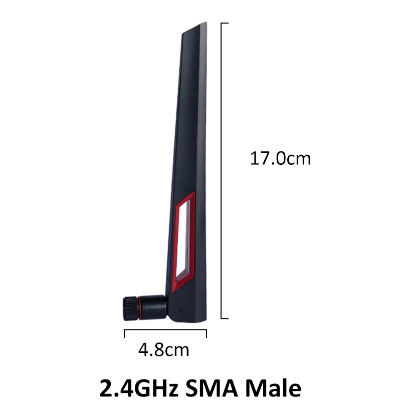 GRANDWISDOM 5pcs 2.4G antenna 8dbi sma male wlan wifi 2.4ghz antene IPX ipex 1 SMA female pigtail Extension Cable iot antena