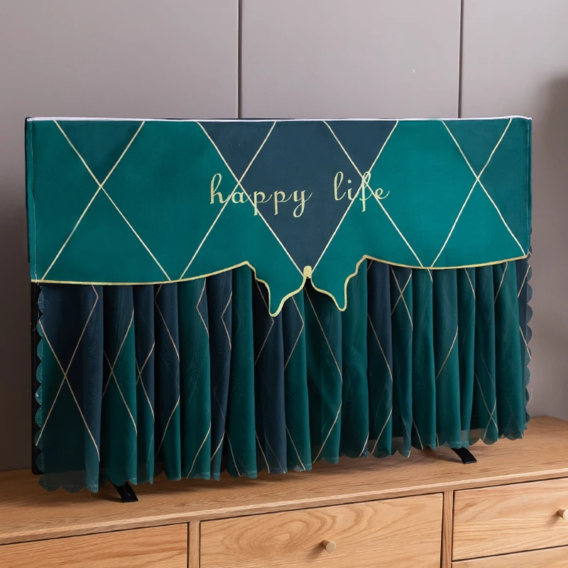 

Пылезащитная Крышка для телевизора, тканевая изогнутая крышка для ЖК-экрана 55 дюймов