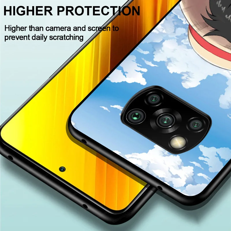 

Hot Anime One Piece For Xiaomi Poco C3 M3 M2 X3 NFC X2 F2 Pro F1 Mi Play Mix 3 A2 Lite A1 6 5 Phone Case
