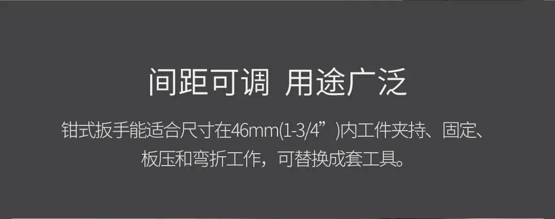 2019Xiaomi экологическая цепь бренд Wiha плоскогубцы гаечный ключ черный 250 мм Длина быстро регулируемые плоскогубцы рот для работы автомобиля велосипед
