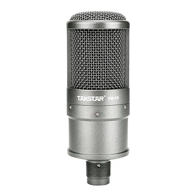 Silver Конденсаторный РАДИОВЕЩАТЕЛЬНЫЙ микрофон TAKSTAR и микрофон для записи на сцене K Song(SM-8B - Цвет: Silver