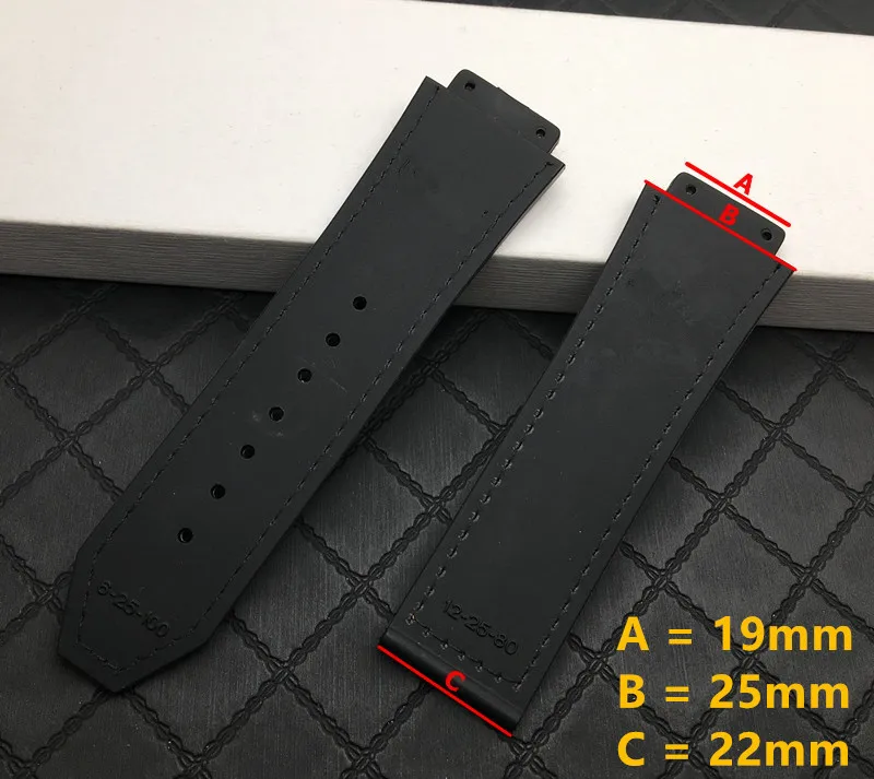 Ремешок из натуральной бамбуковой кожи для наручных часов резиновый силиконовый