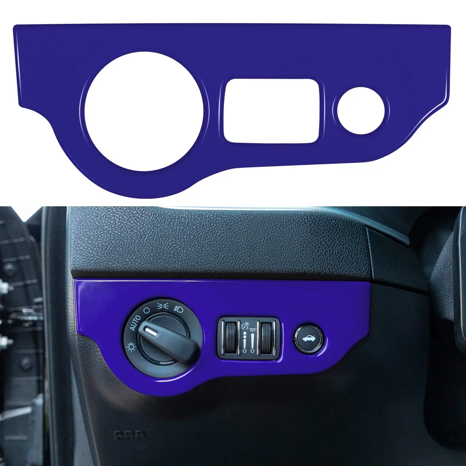 

Синие переключатели фар Chuang Qian, отделка крышки для 2011-2021 Dodge Challenger, зарядное устройство