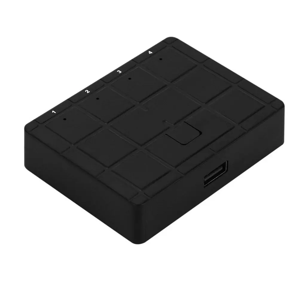 Коммутатор с 4 портами USB 2 0 совместим ручной переключатель входами и одним