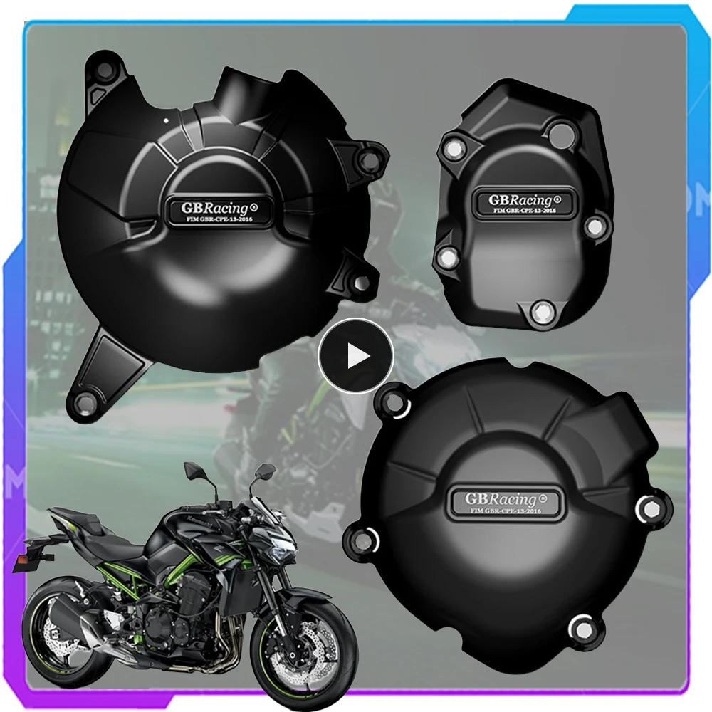 Защитный чехол для двигателя мотоцикла GB Racing for KAWASAKI Z900 2017 2018 2019 2020 2021|Крышка