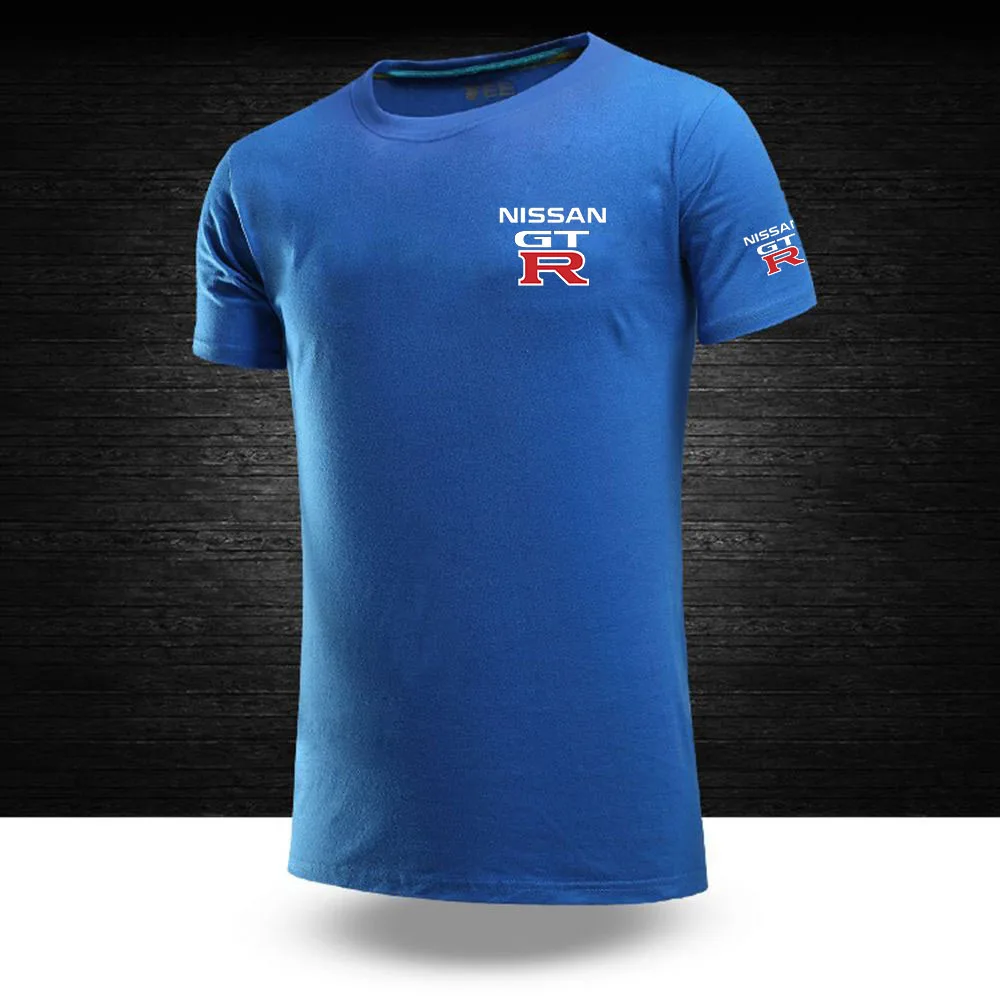 Футболка GTR мужская с коротким рукавом удобная тенниска из 100% хлопка майка